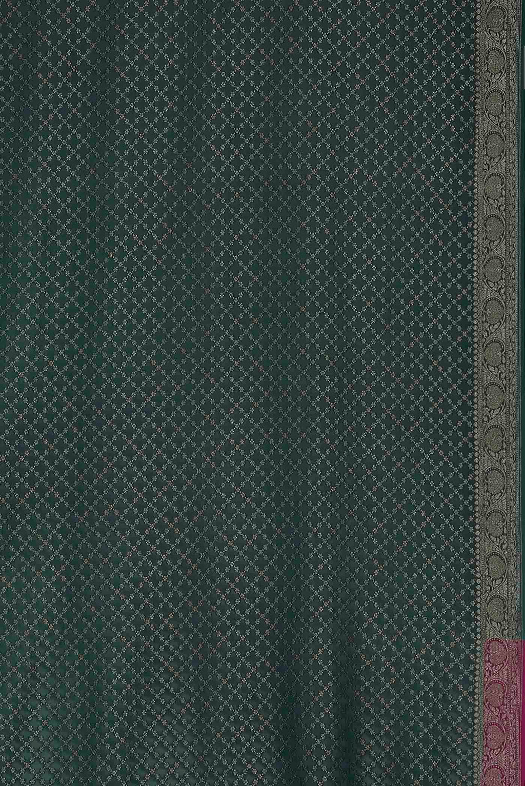 Green Banarasi Georgette Saree