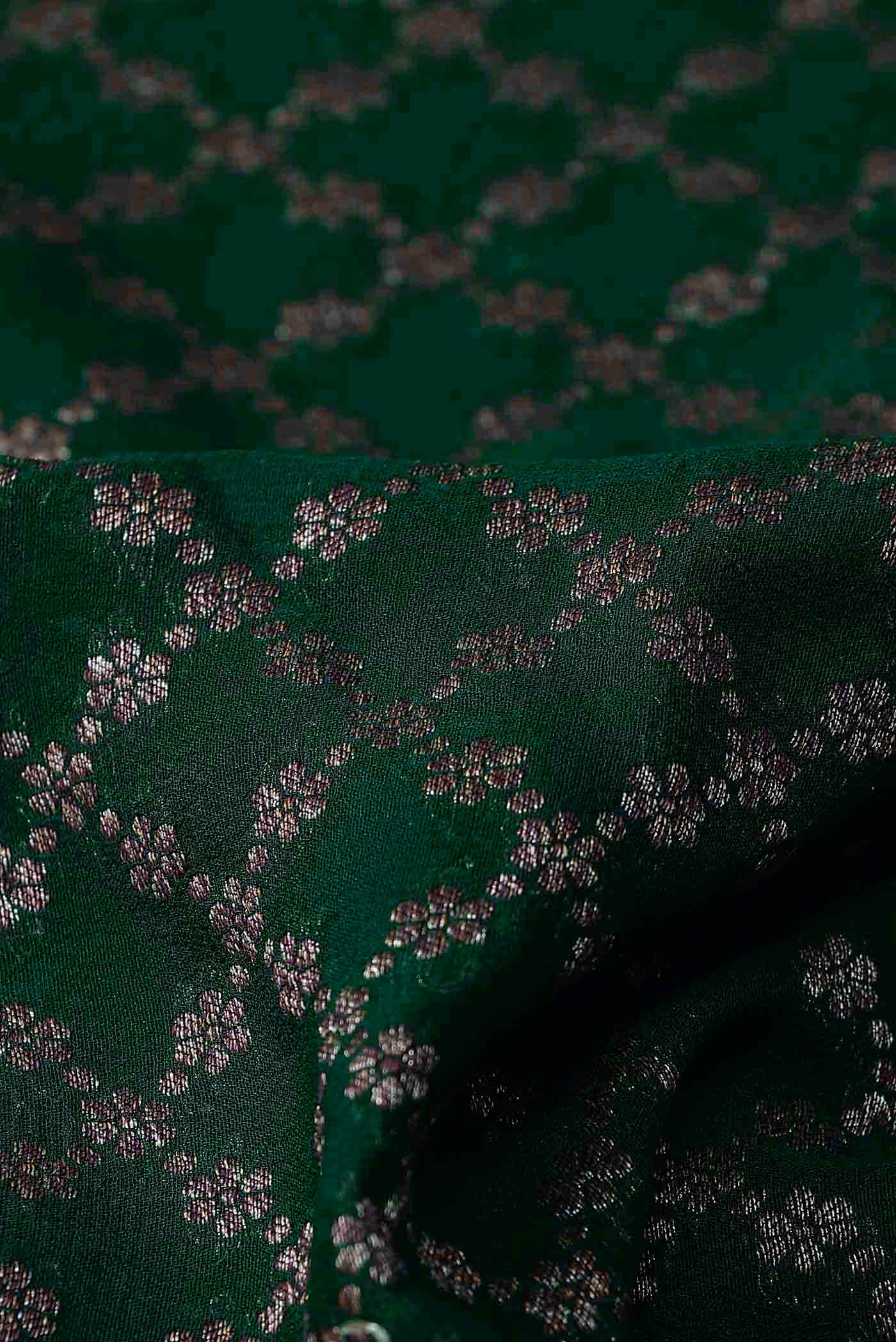 Green Banarasi Georgette Saree