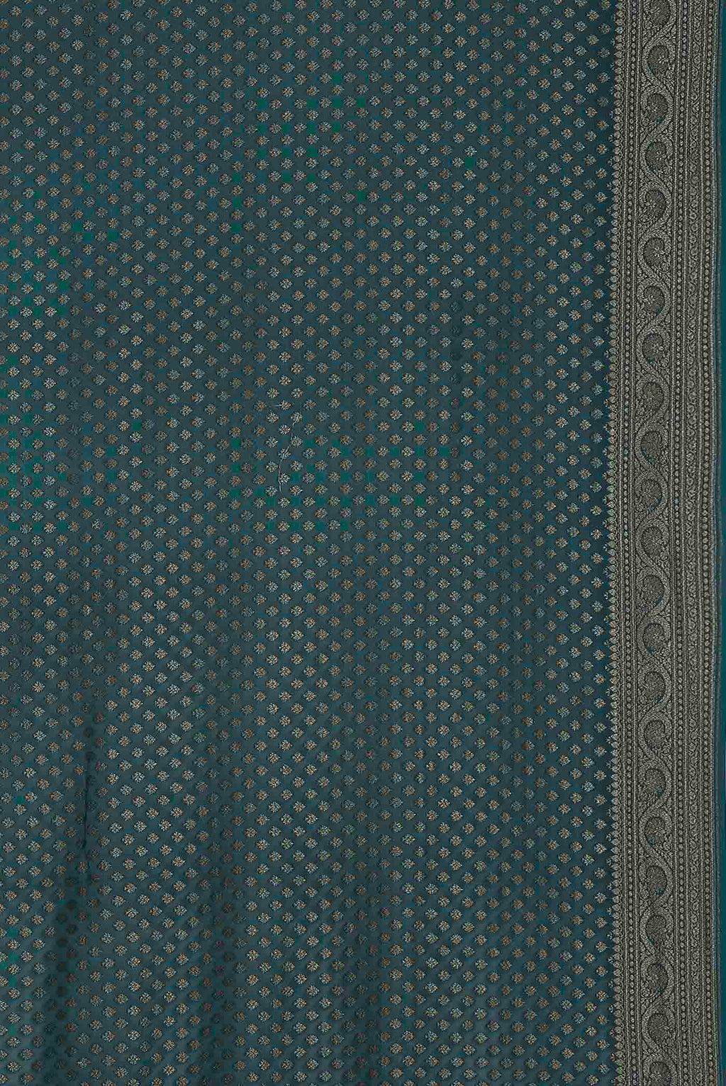 Blue Banarasi Georgette Saree