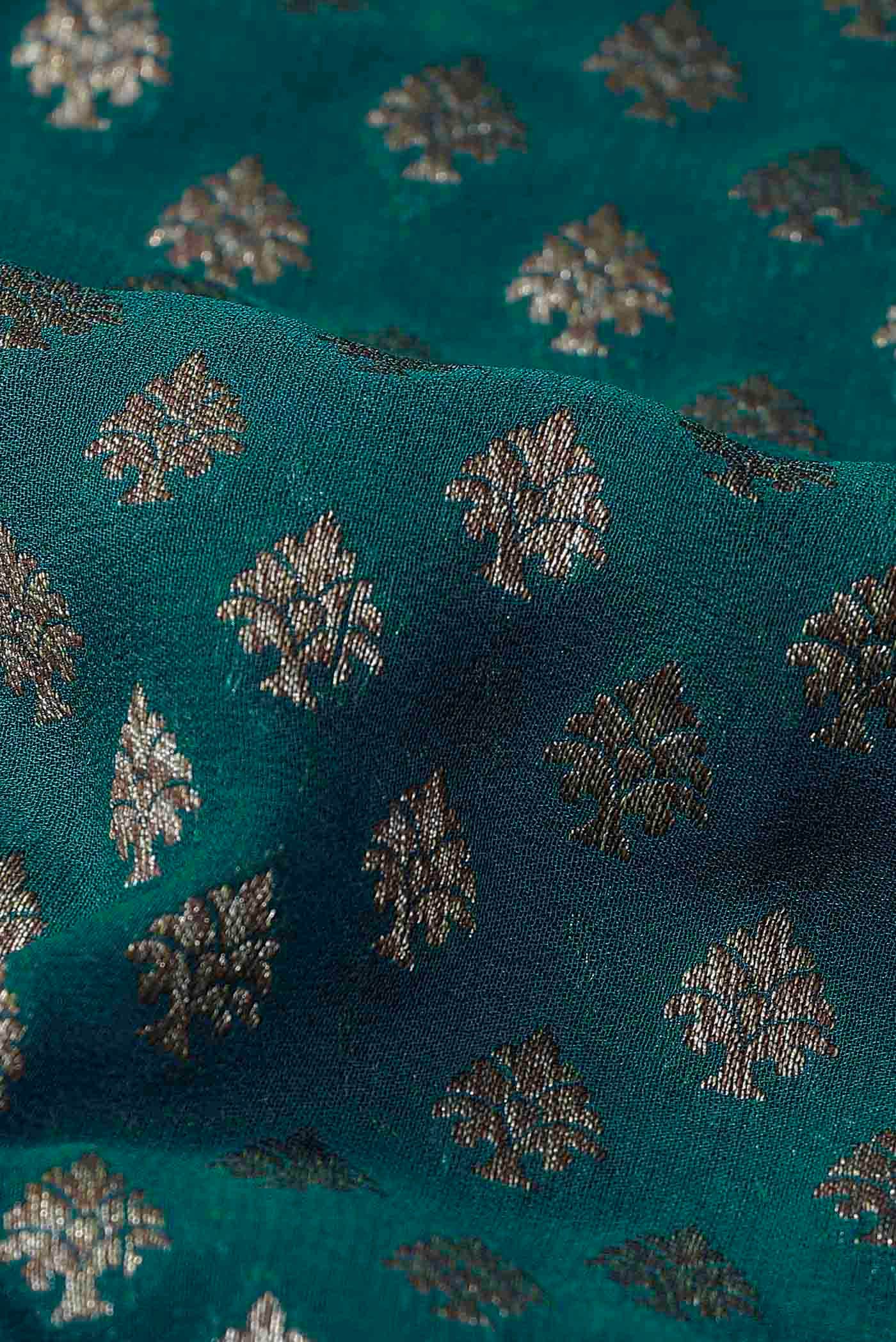 Blue Banarasi Georgette Saree
