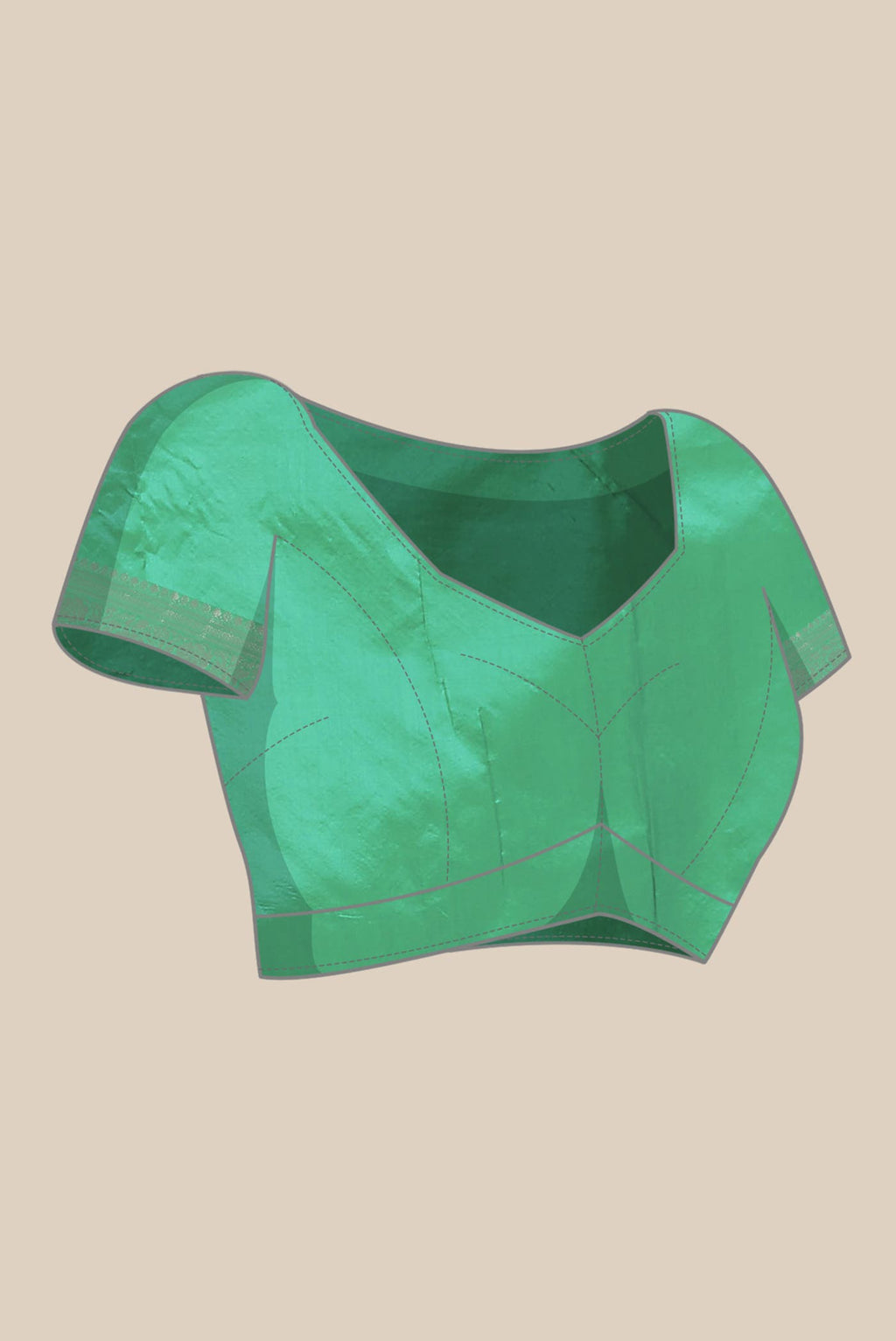 Green Banarasi Katan Silk Saree
