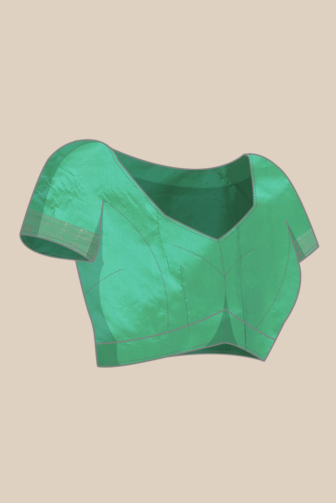 Green Banarasi Katan Silk Saree