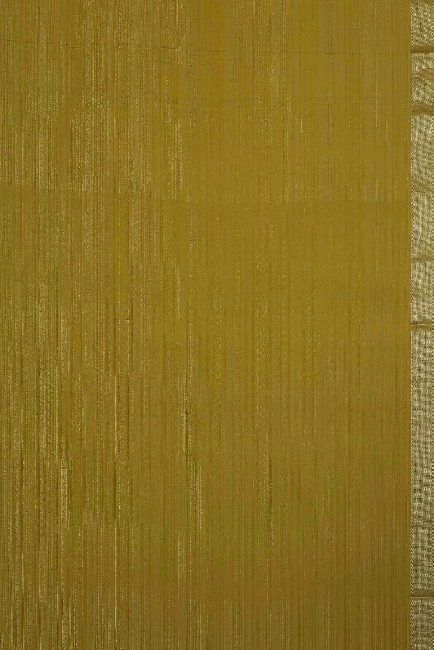Beige Mysore Crepe Saree