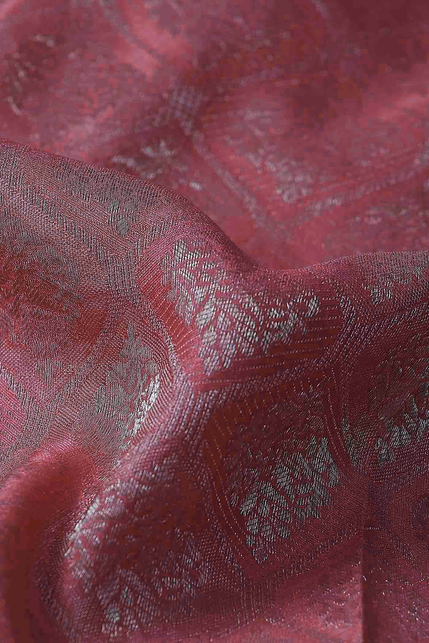 Coral Mysore Crepe Saree