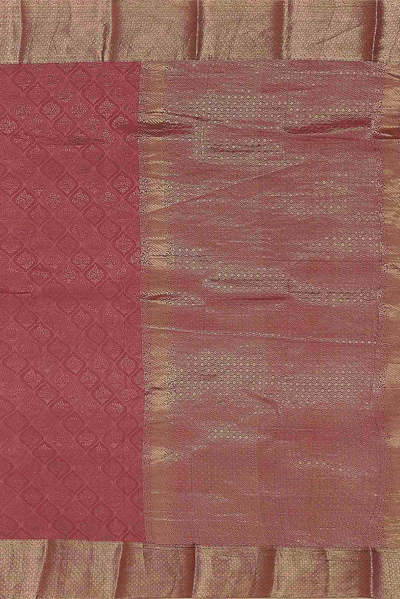 Coral Mysore Crepe Saree