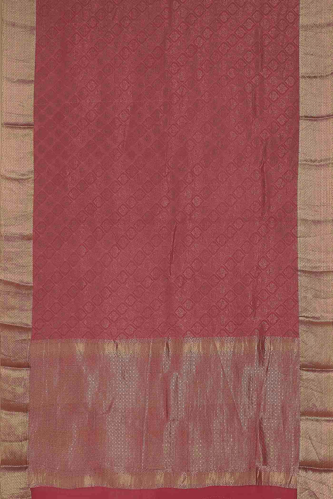 Coral Mysore Crepe Saree