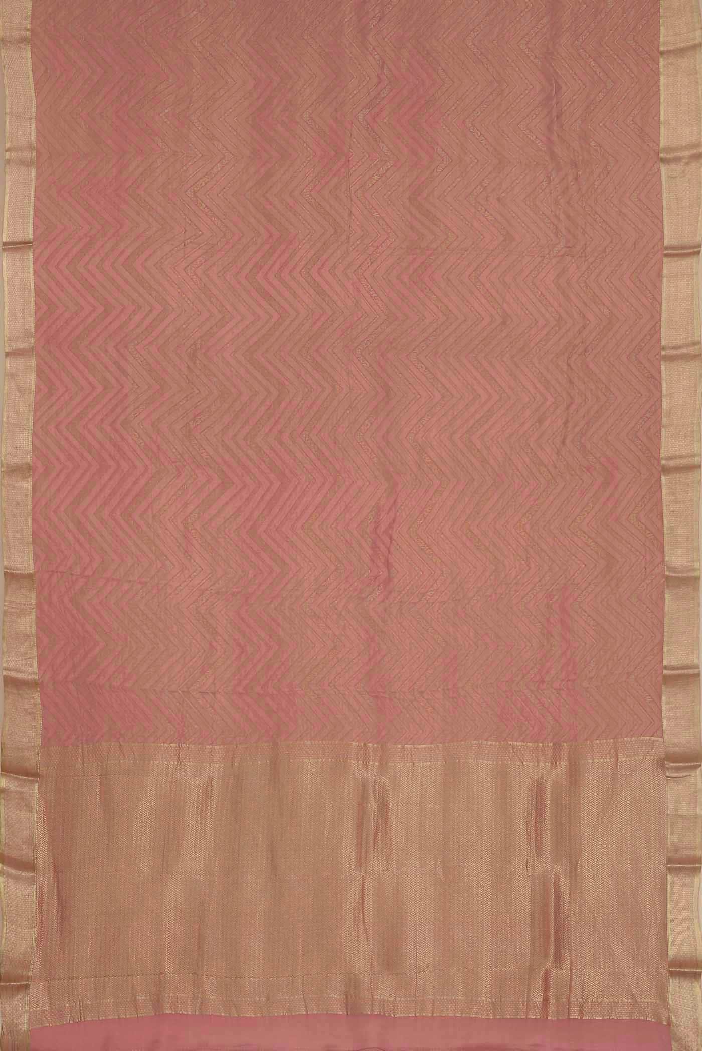 Coral Mysore Crepe Saree
