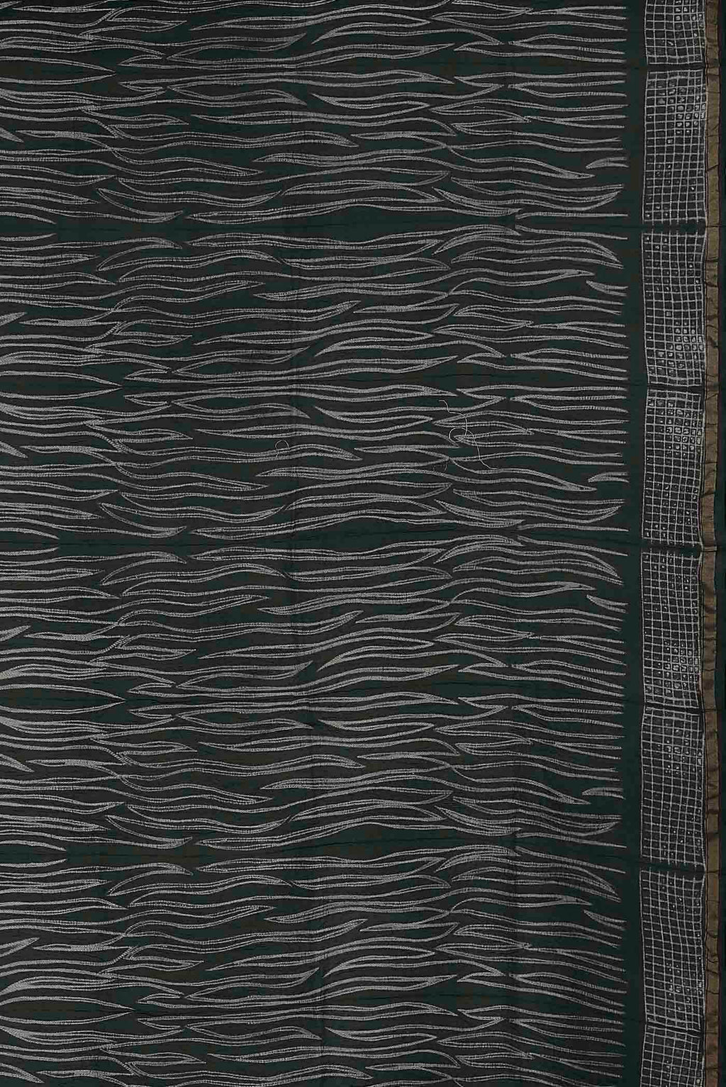 Black Chanderi Silk Cotton Saree
