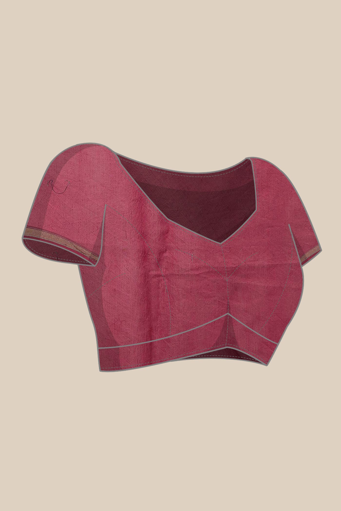 Pink Chanderi Silk Cotton Saree