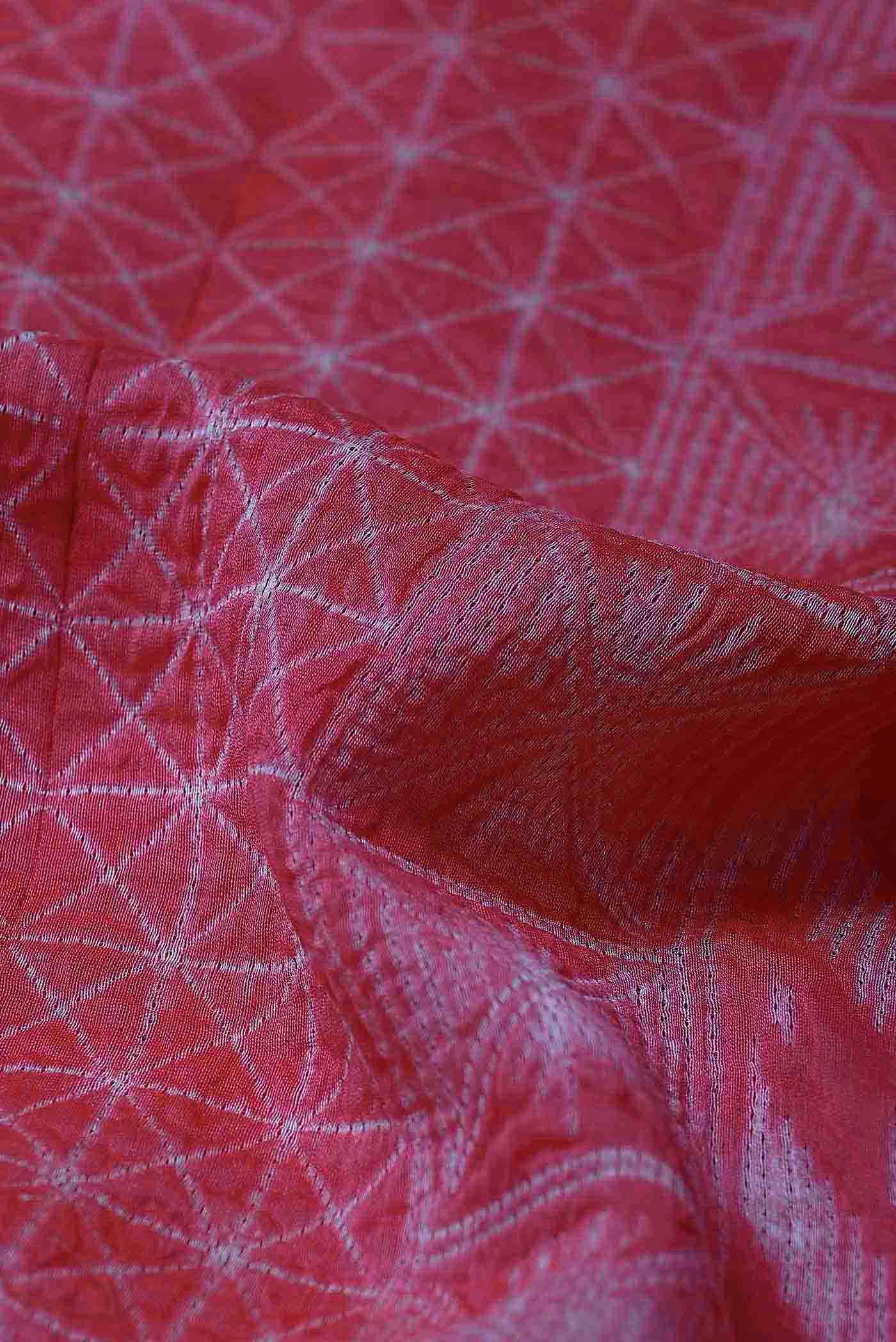 Pink Chanderi Silk Cotton Saree