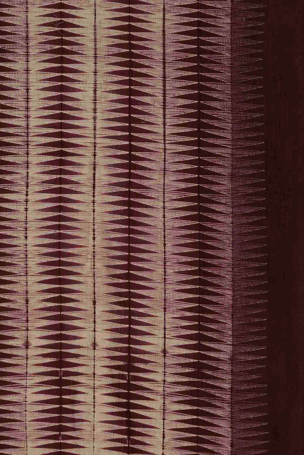 Brown Chanderi Silk Cotton Saree