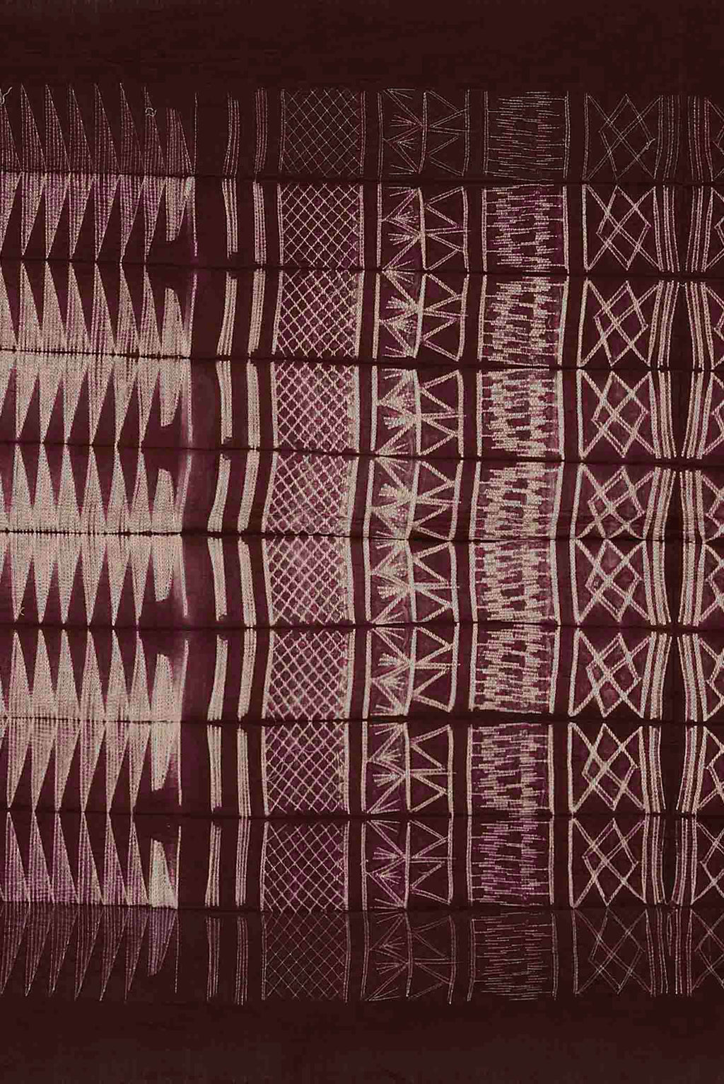 Brown Chanderi Silk Cotton Saree
