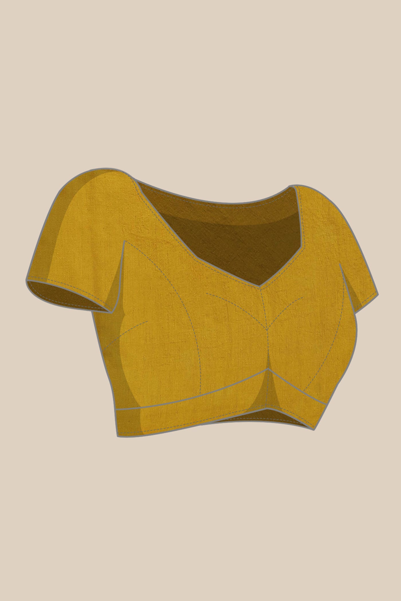 Yellow Chanderi Silk Cotton Saree