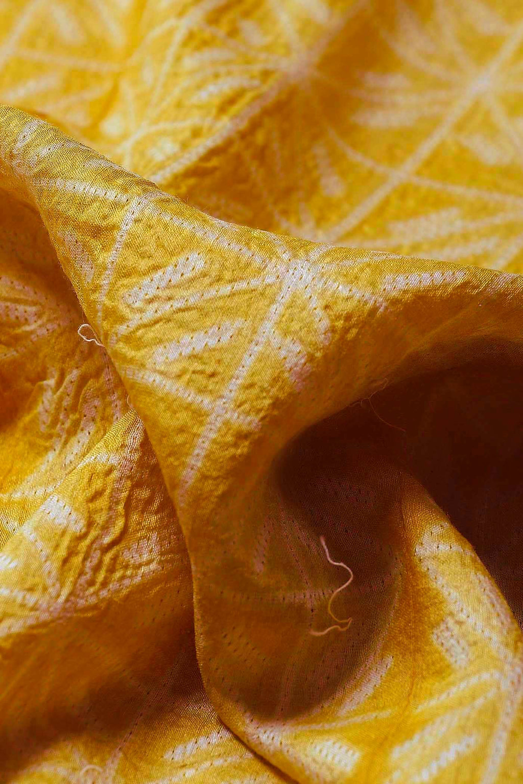 Yellow Chanderi Silk Cotton Saree