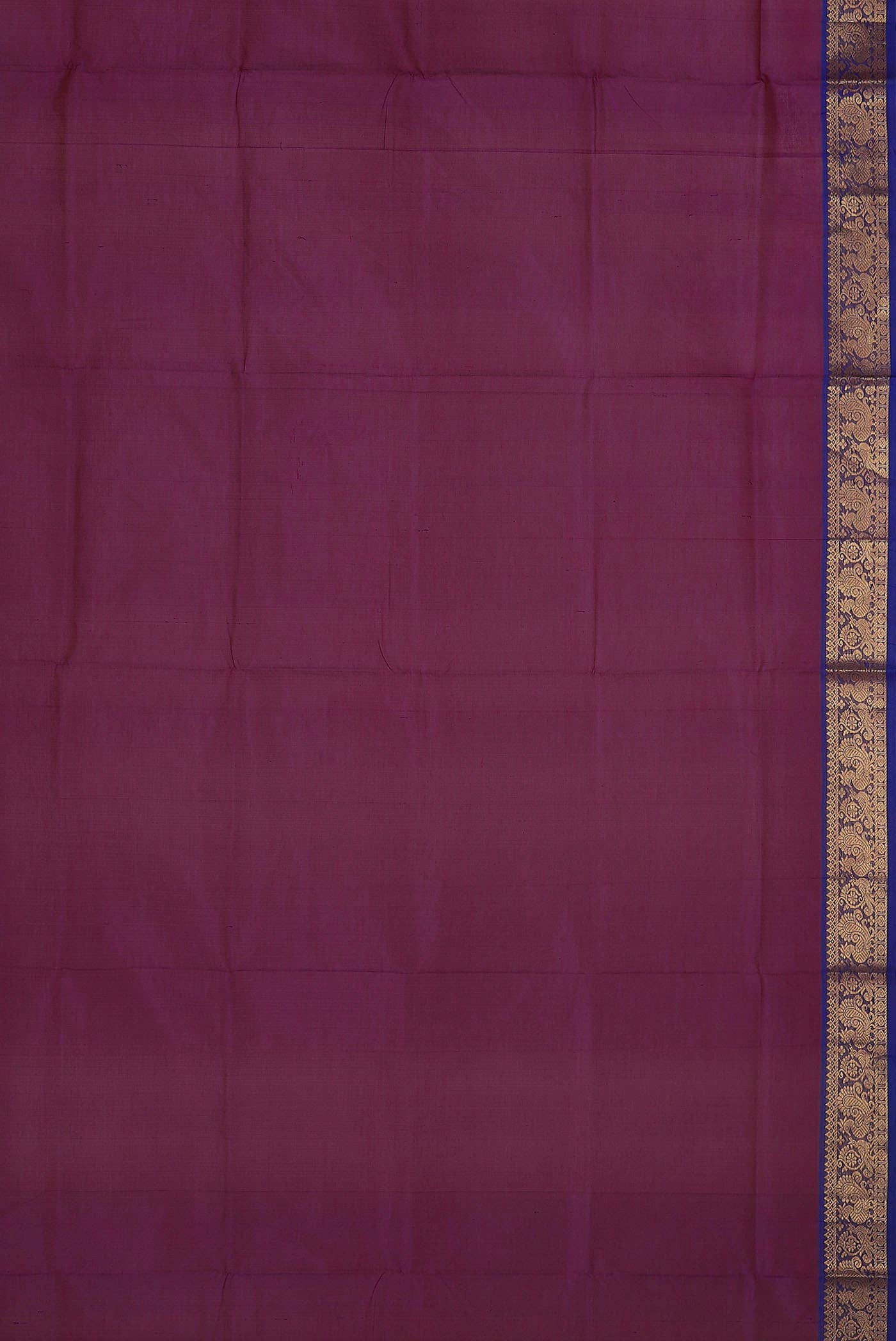 Purple Silk Cotton Saree