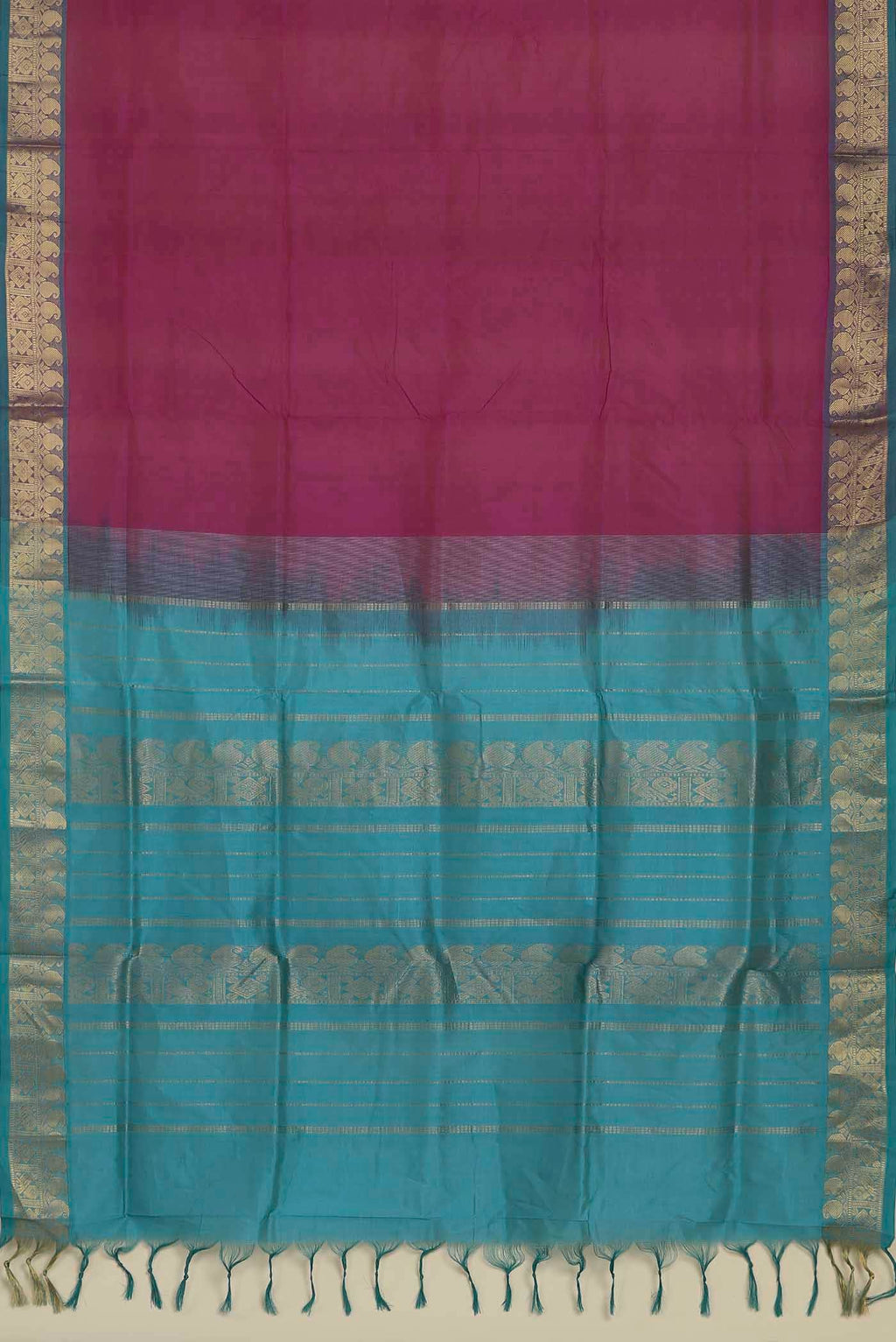 Pink Silk Cotton Saree