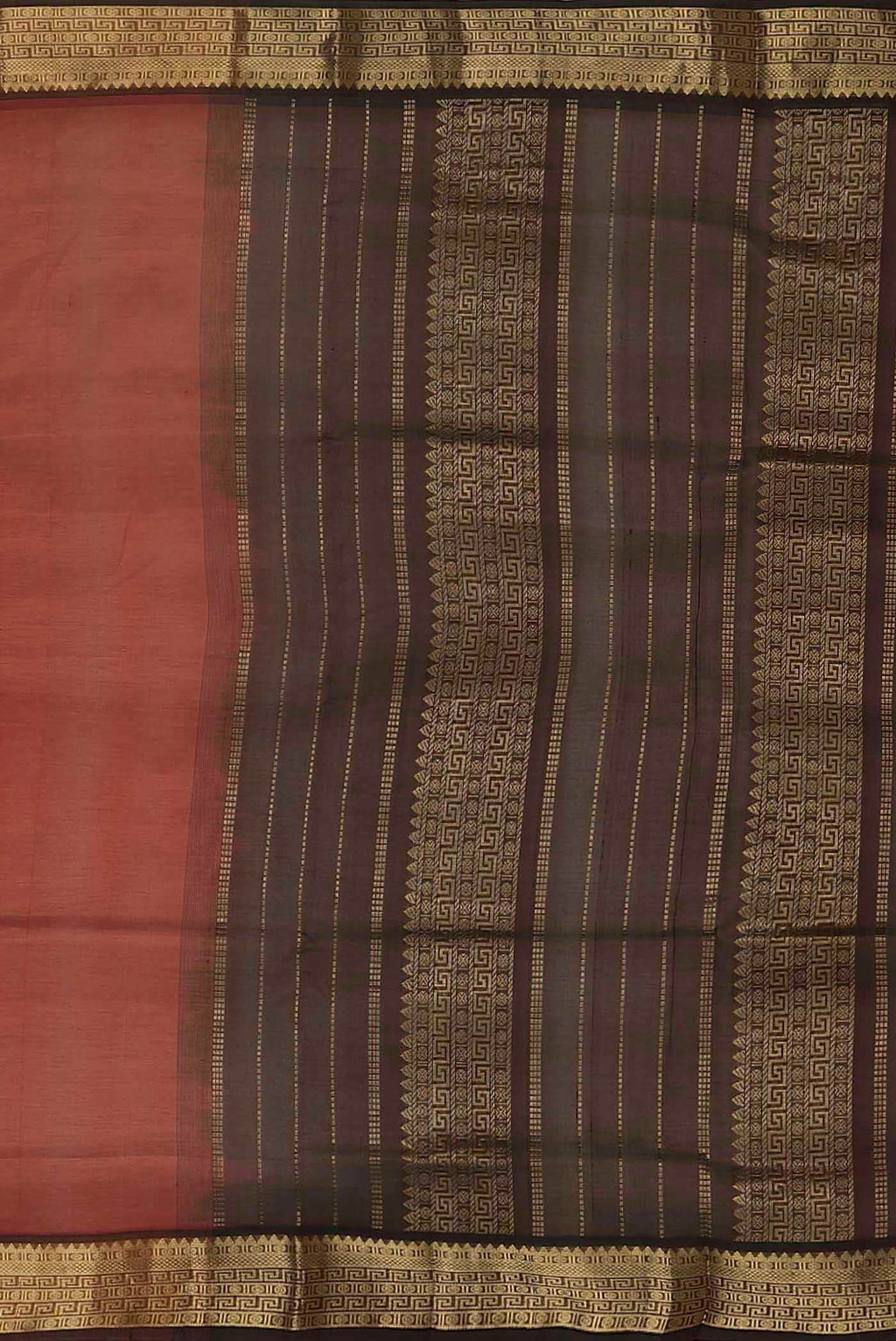 Orange Silk Cotton Saree