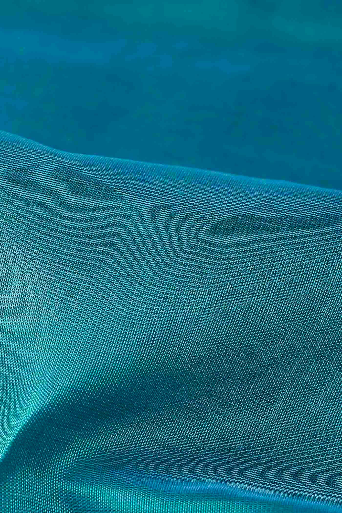 Blue Silk Cotton Saree