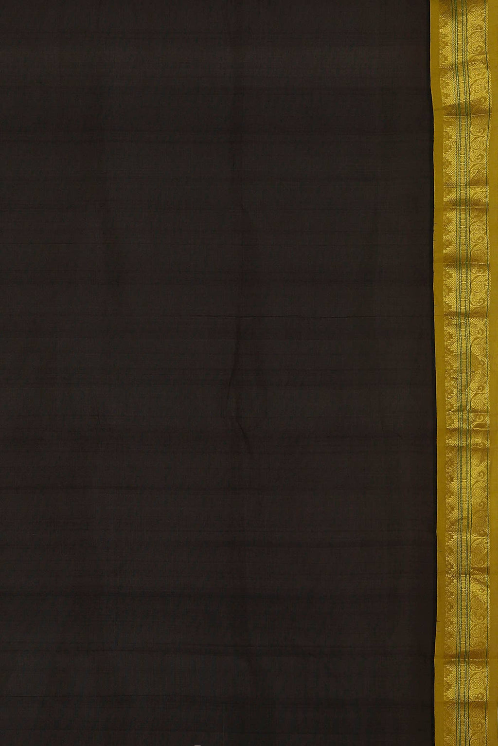 Brown Silk Cotton Saree