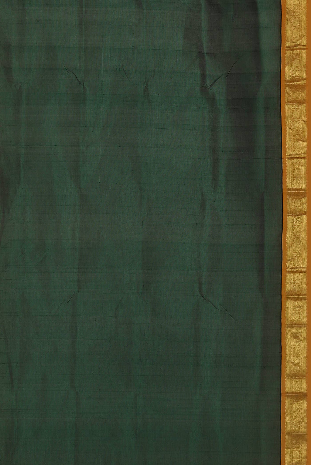 Bottle Green Silk Cotton Saree