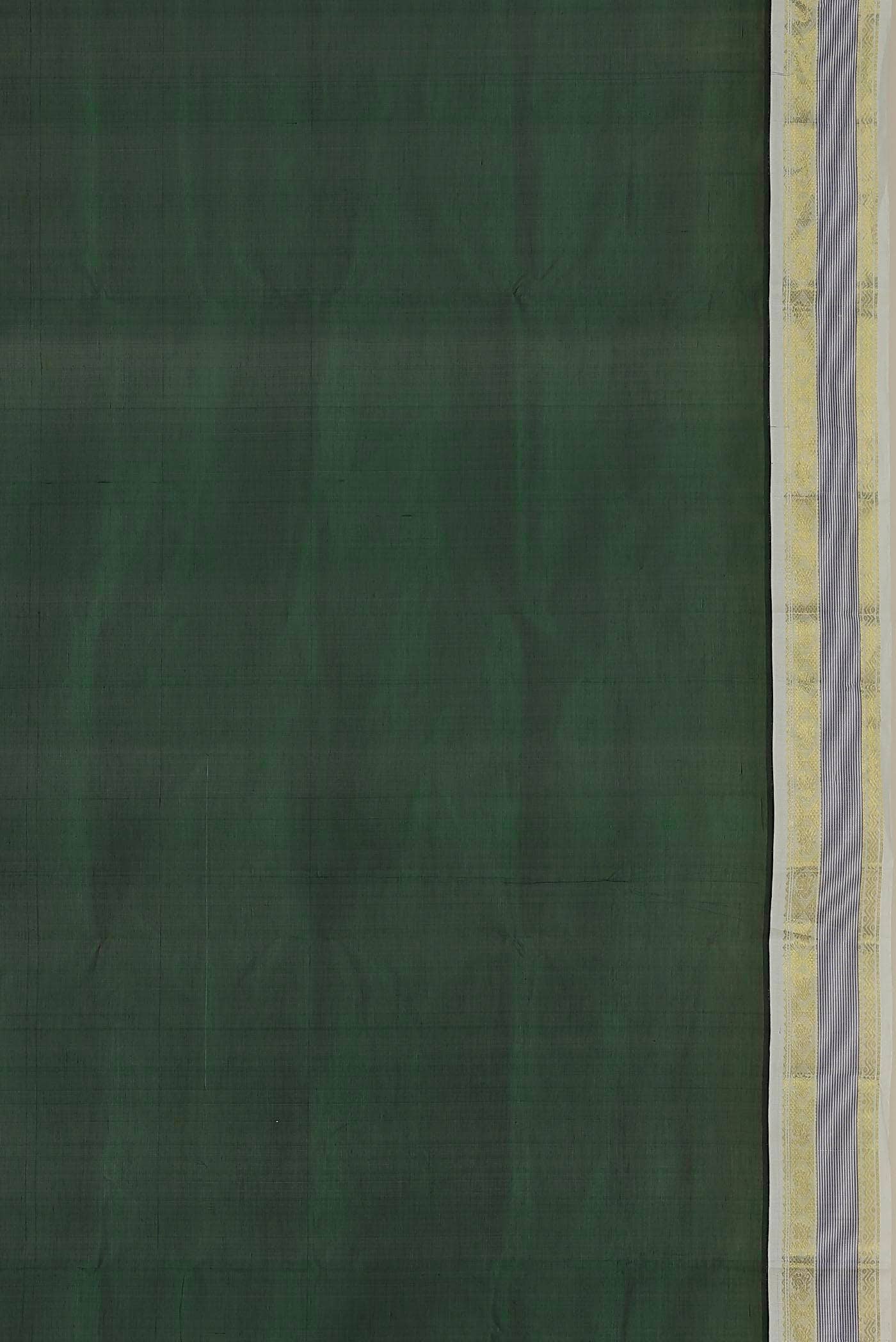 Green Silk Cotton Saree