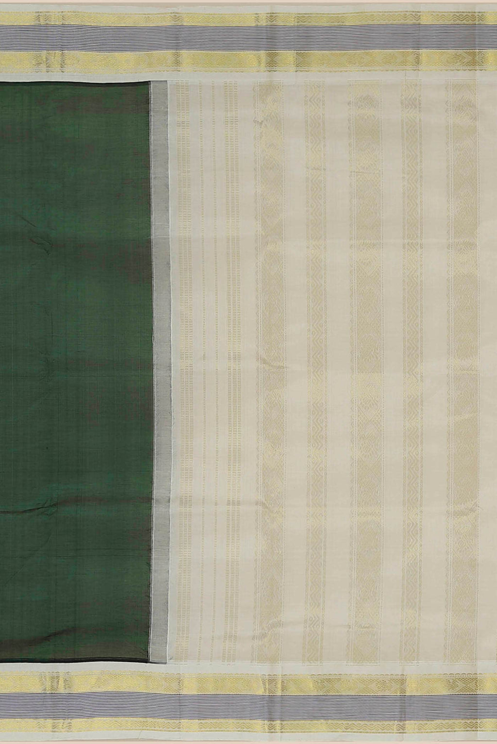Green Silk Cotton Saree