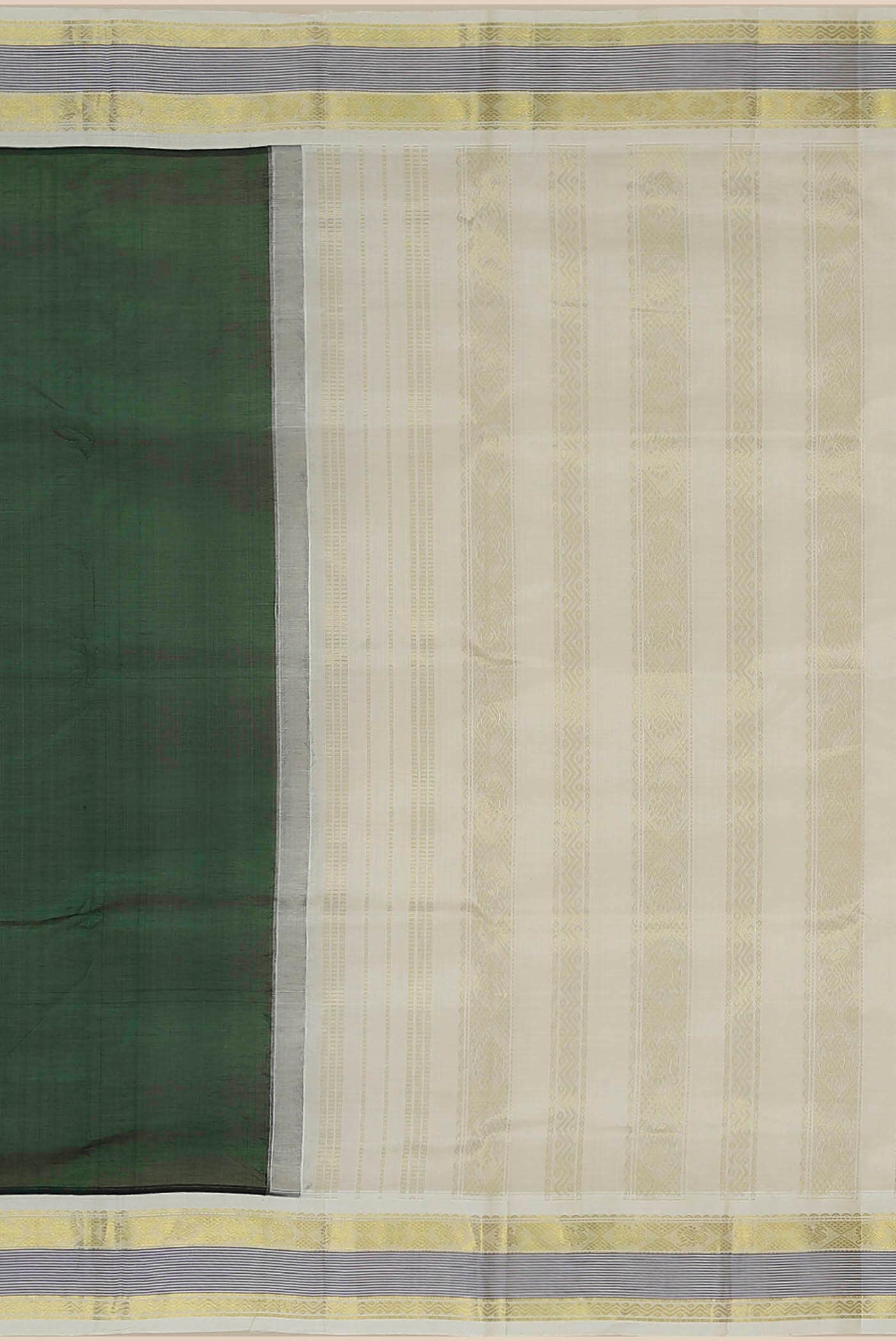 Green Silk Cotton Saree