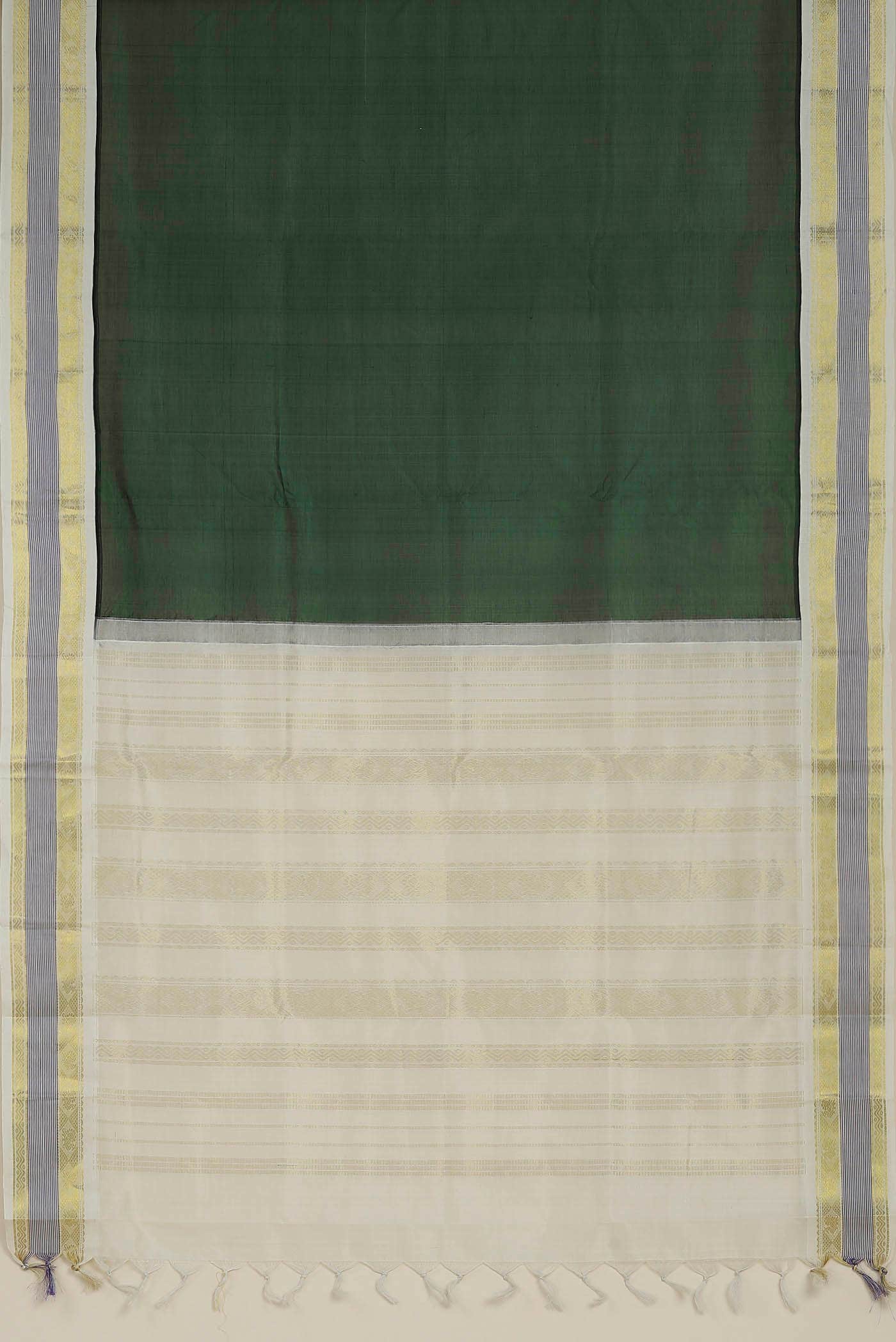 Green Silk Cotton Saree