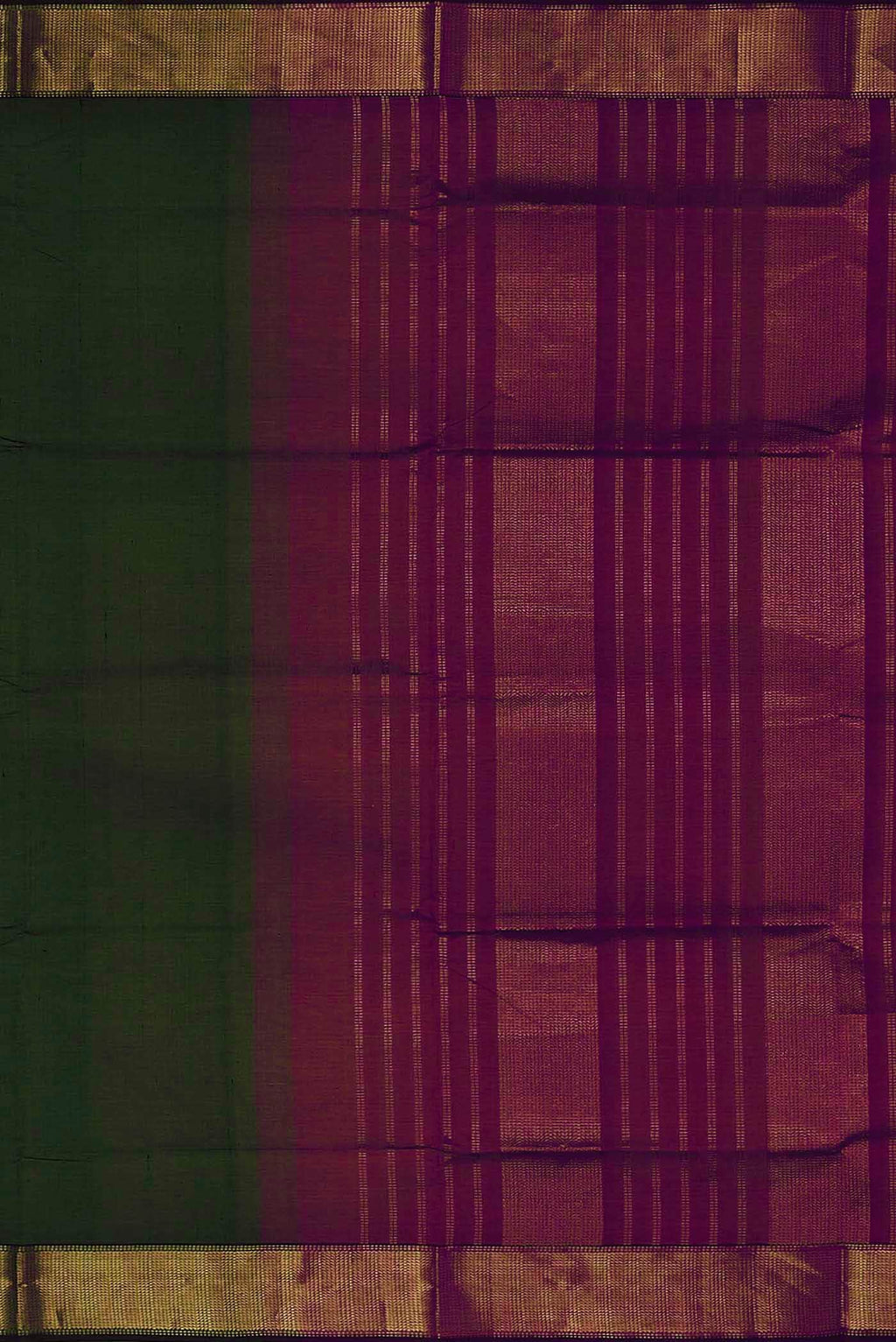 Green Silk Cotton Saree
