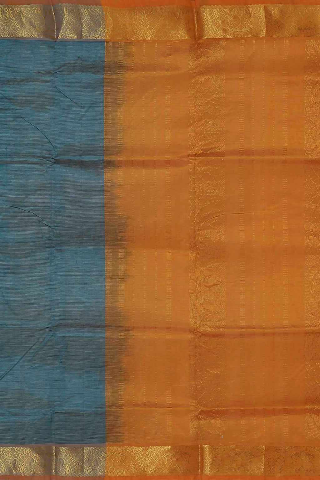 Blue Silk Cotton Saree