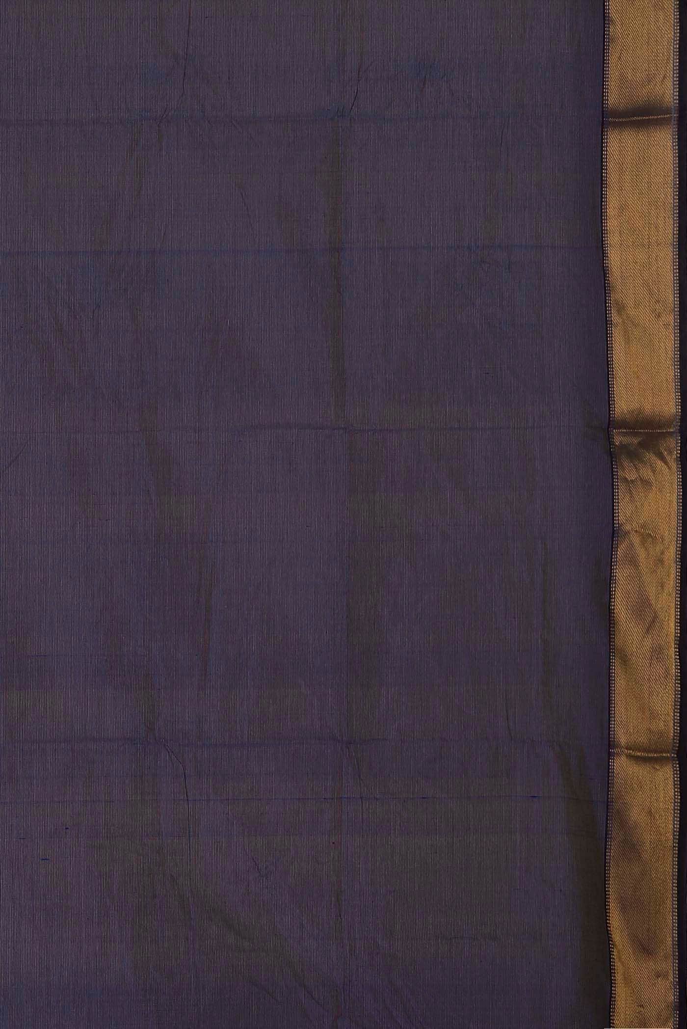 Blue Silk Cotton Saree