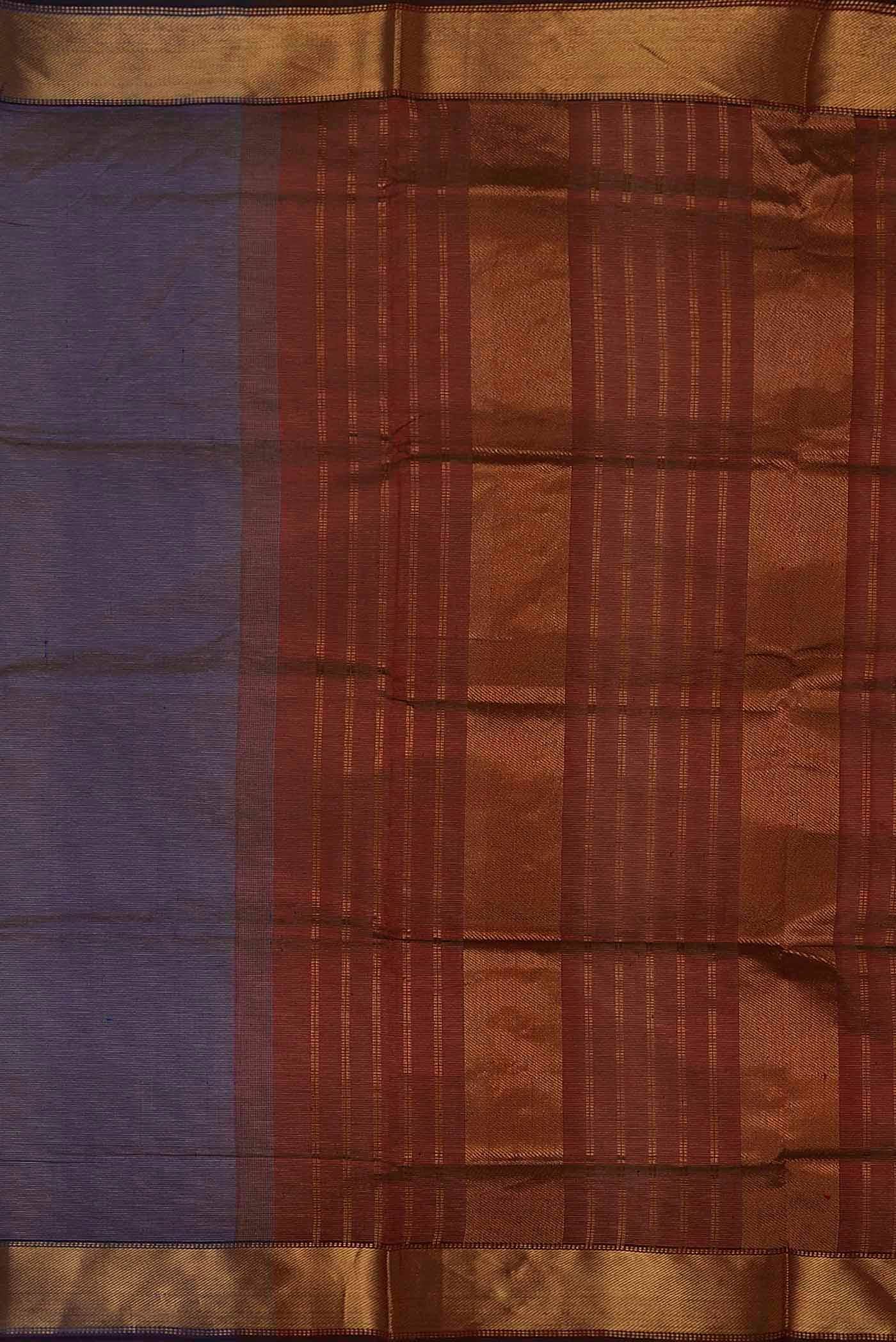 Blue Silk Cotton Saree