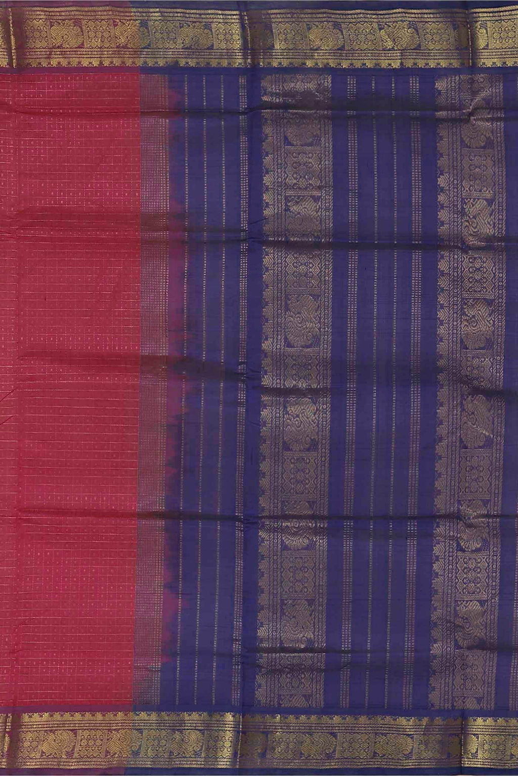 Pink Silk Cotton Saree