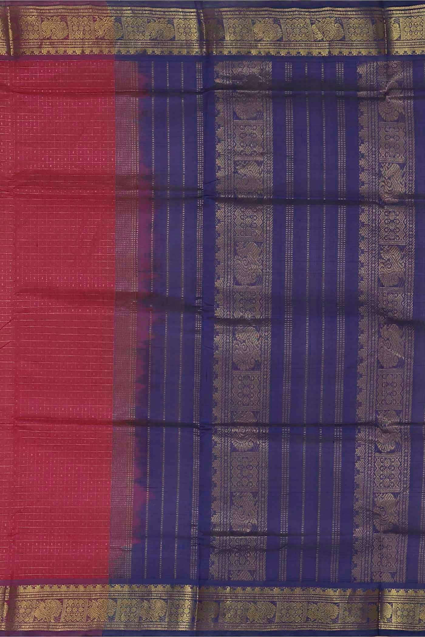 Pink Silk Cotton Saree