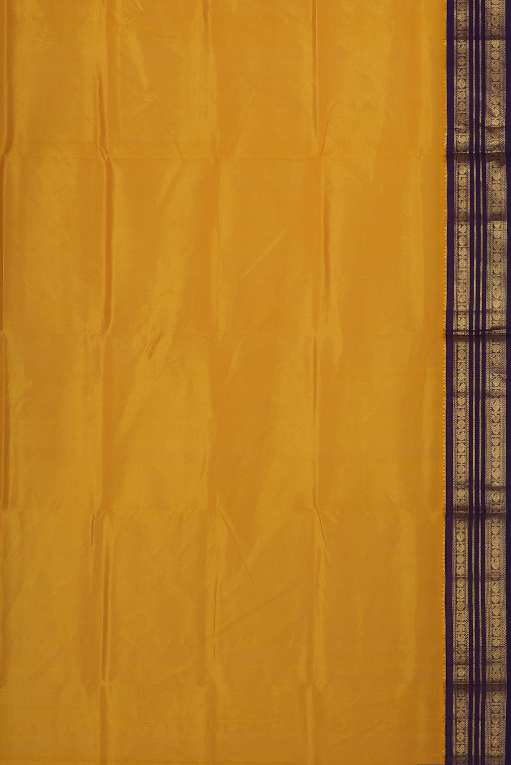Yellow Silk Cotton Saree