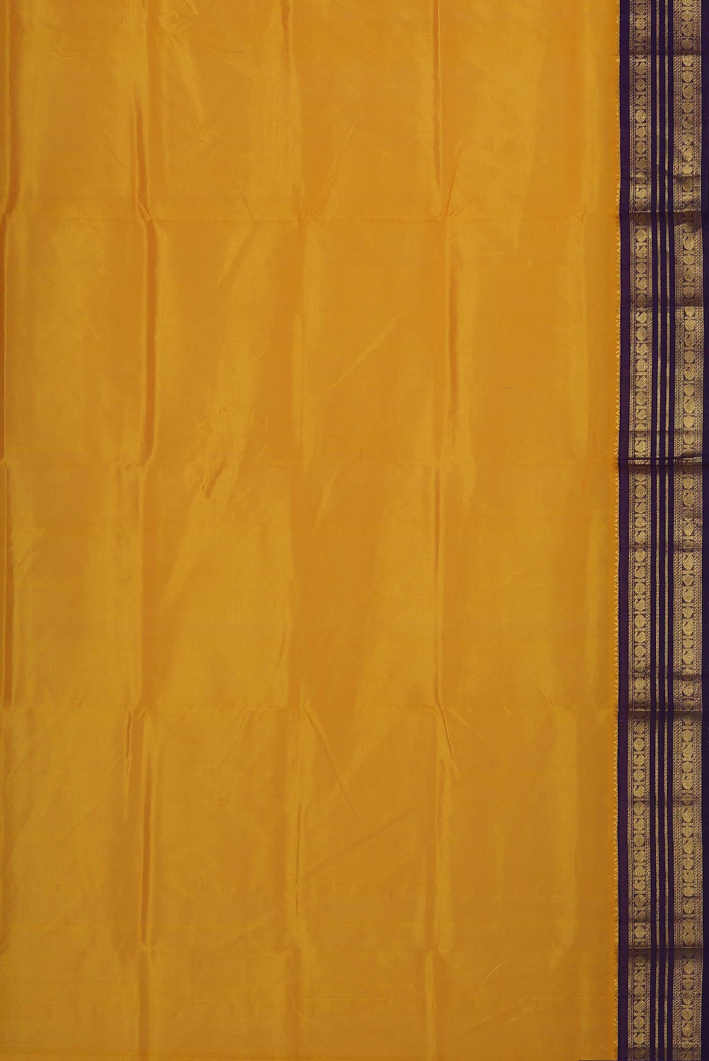 Yellow Silk Cotton Saree