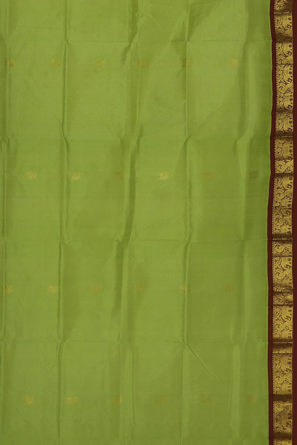 Green Silk Cotton Saree