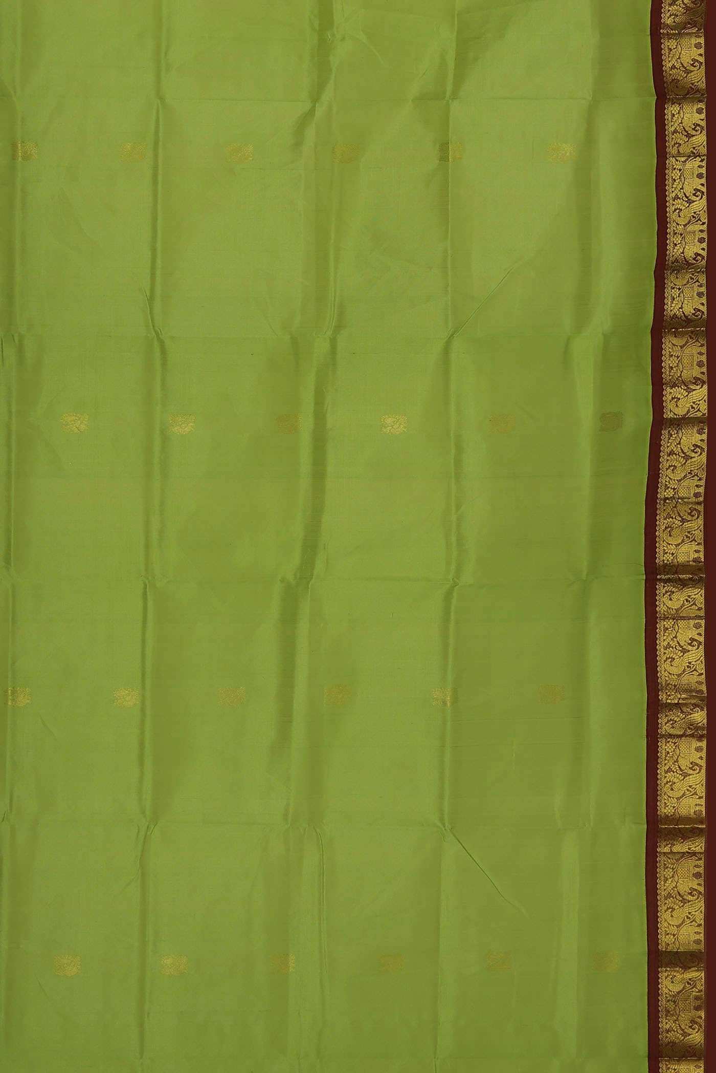 Green Silk Cotton Saree
