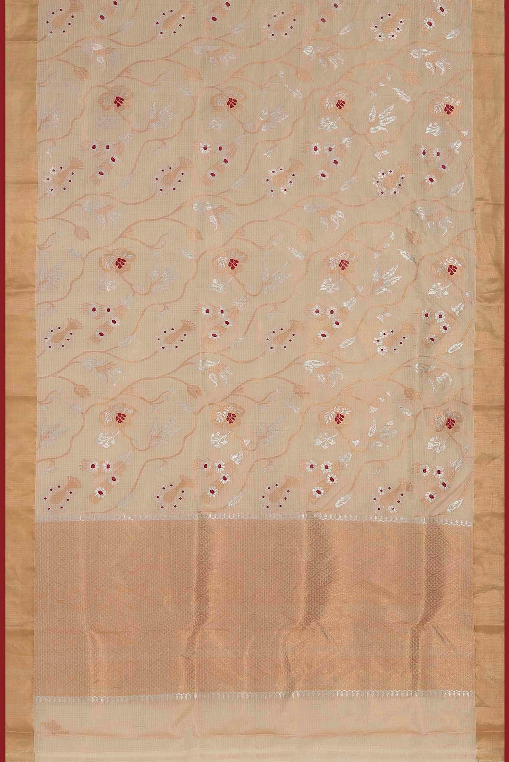 Gold Kota Silk Saree