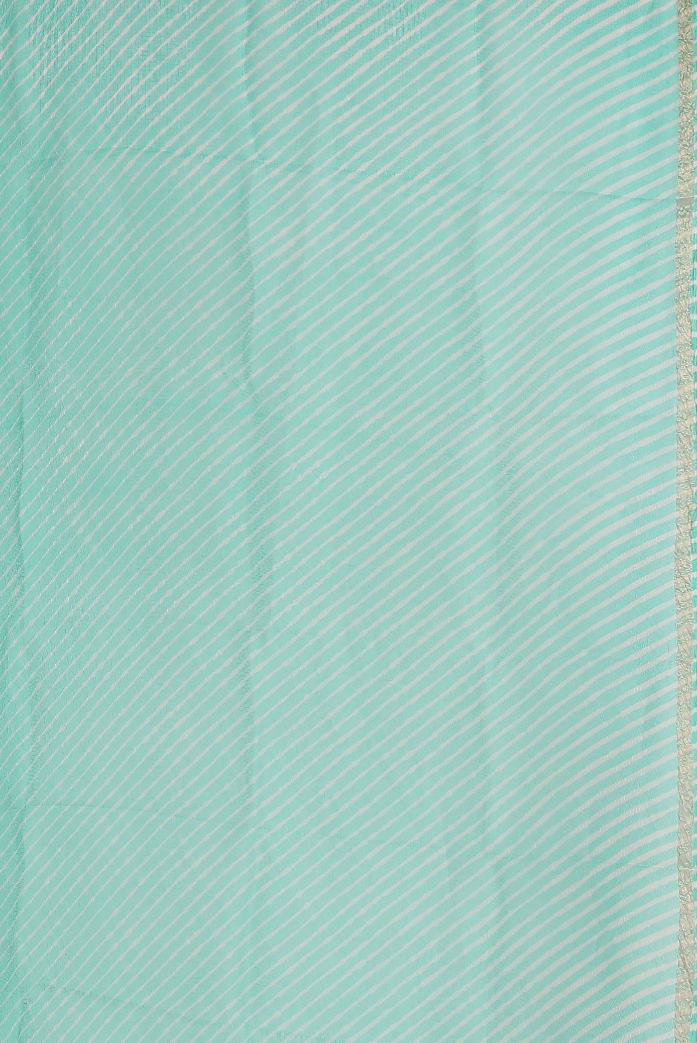 Green Georgette Saree