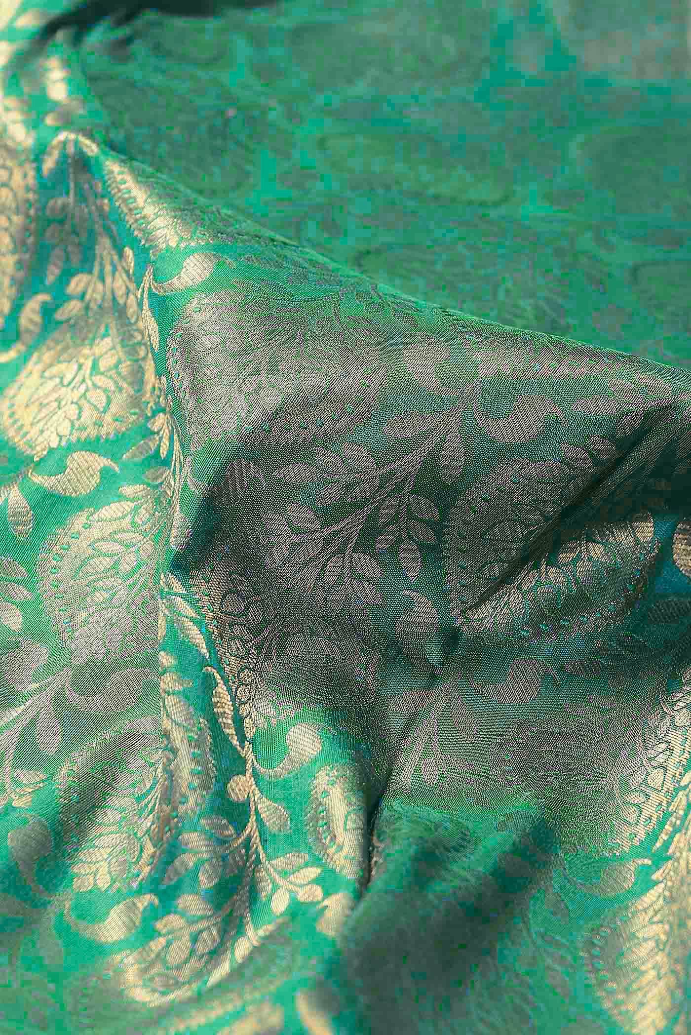 Green Bangalore Silk Saree