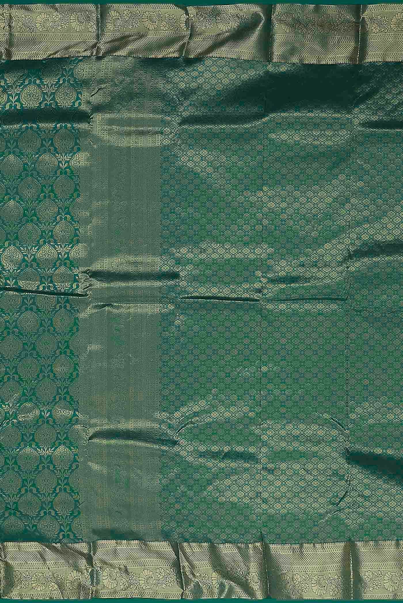 Green Bangalore Silk Saree