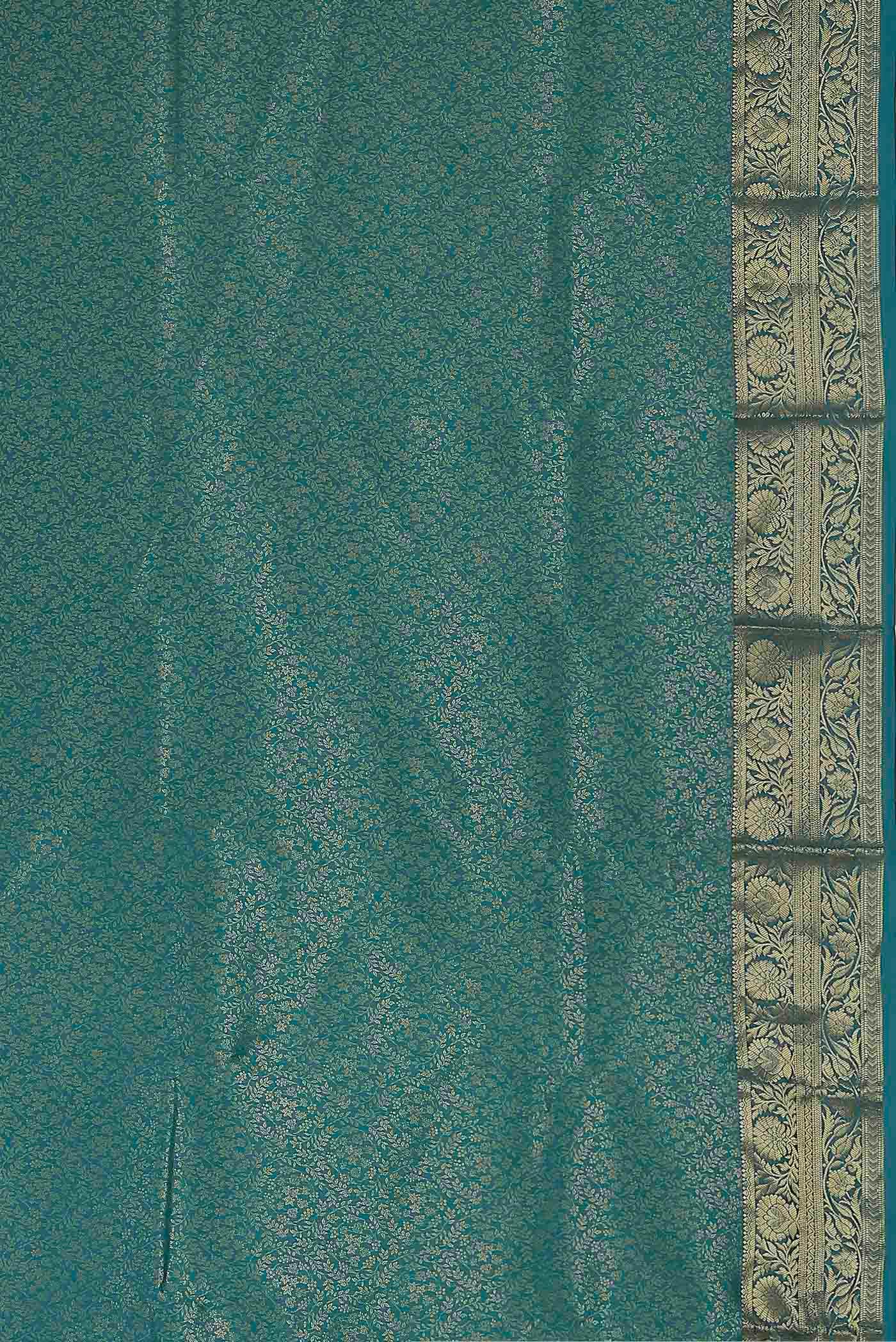 Blue Bangalore Silk Saree