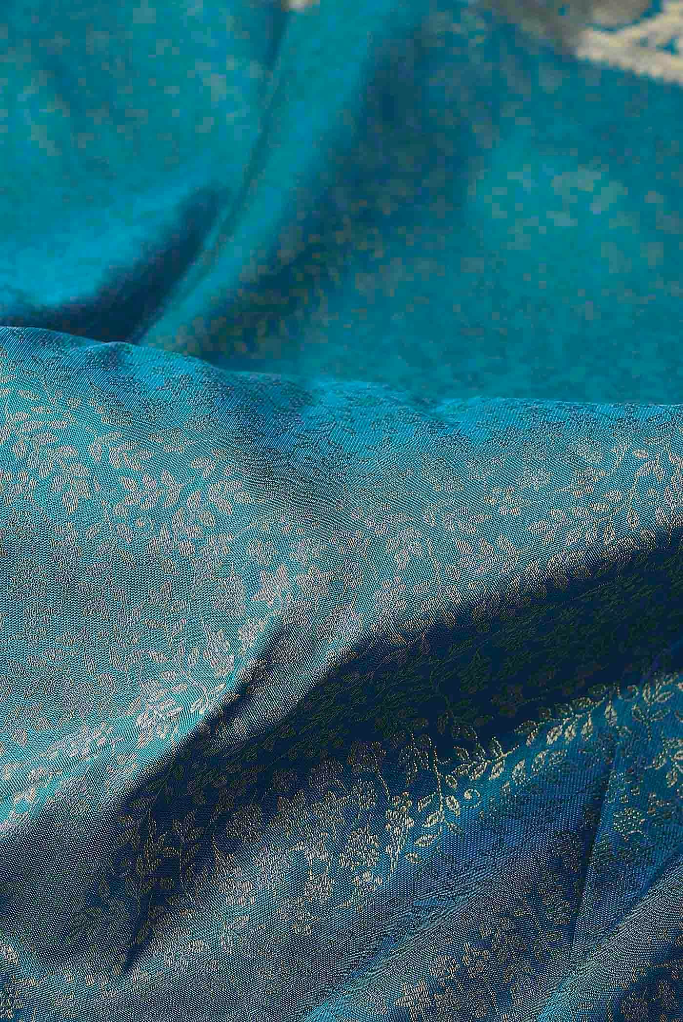 Blue Bangalore Silk Saree