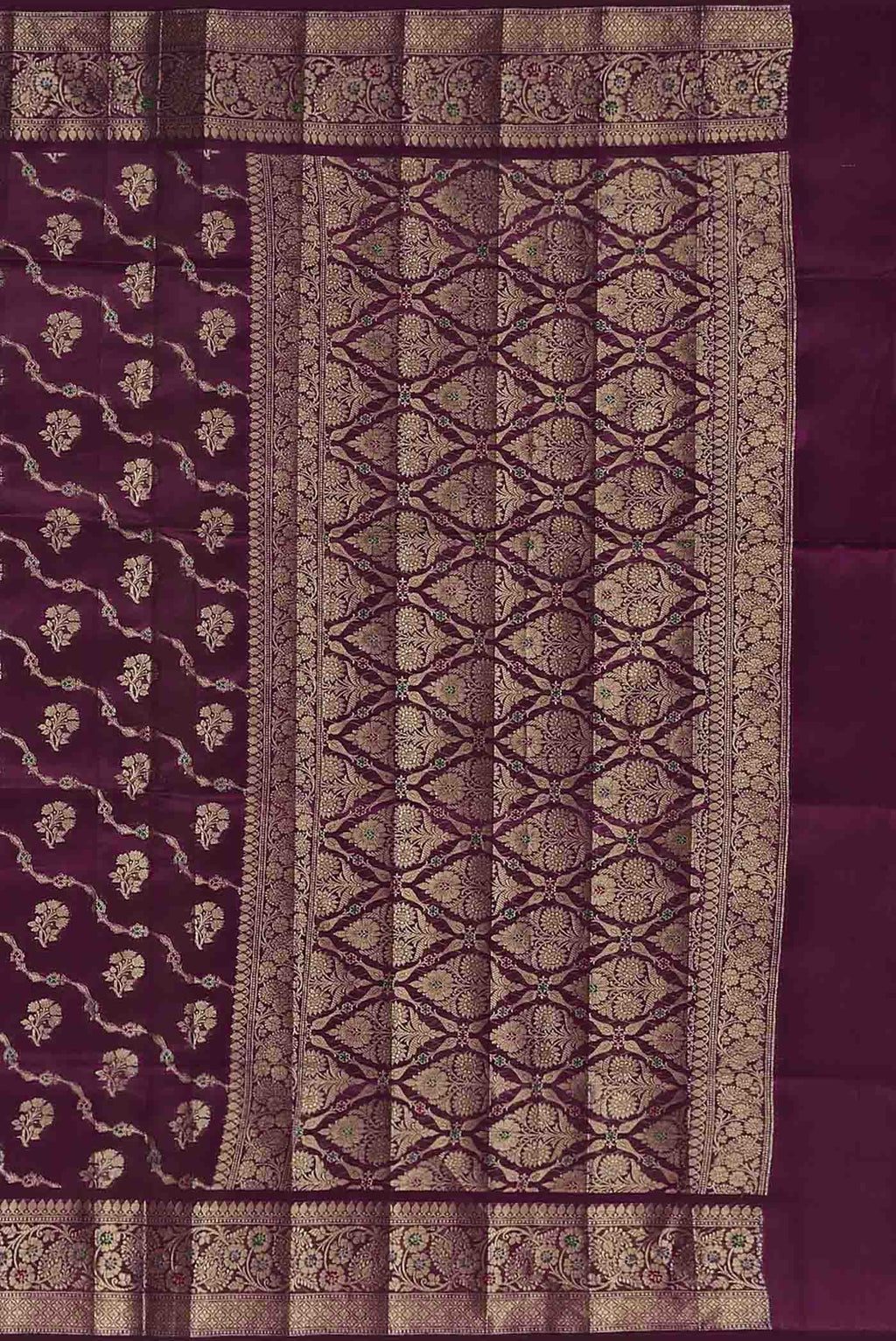 Black Bhagalpuri Tussar Silk Saree