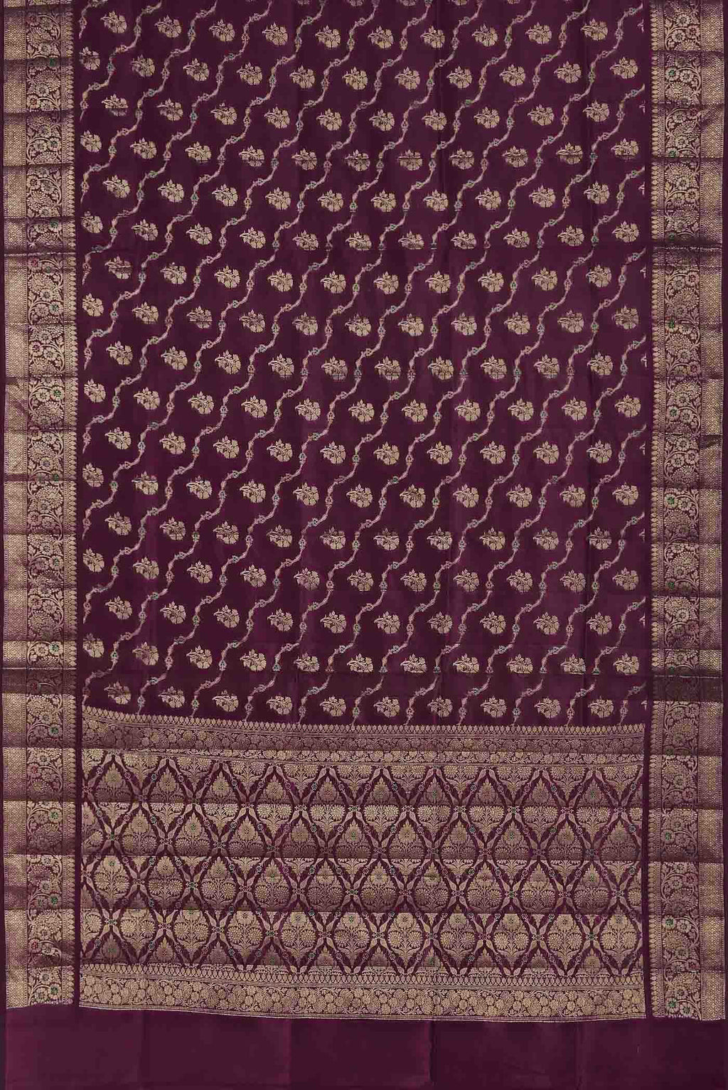 Black Bhagalpuri Tussar Silk Saree