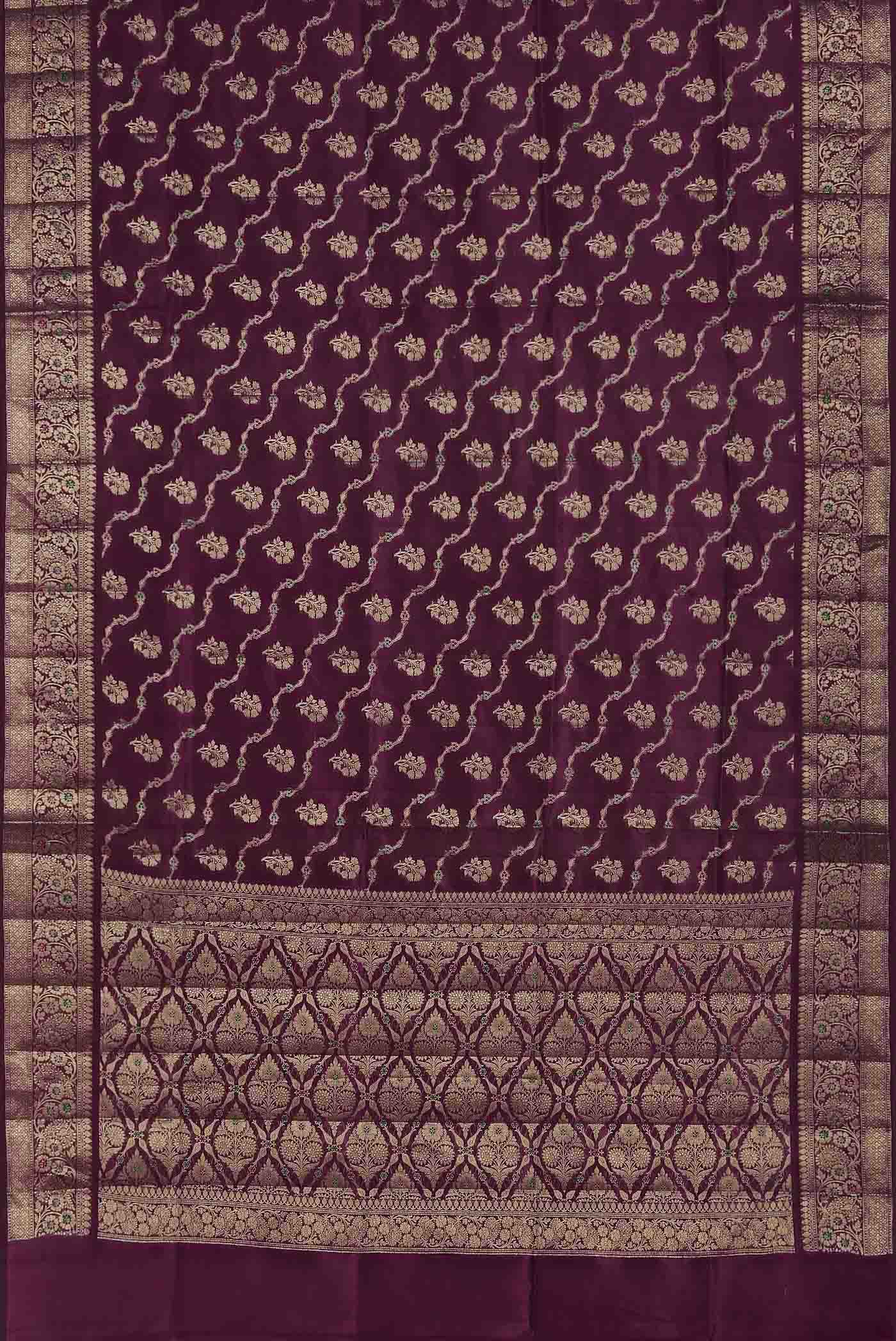 Black Bhagalpuri Tussar Silk Saree