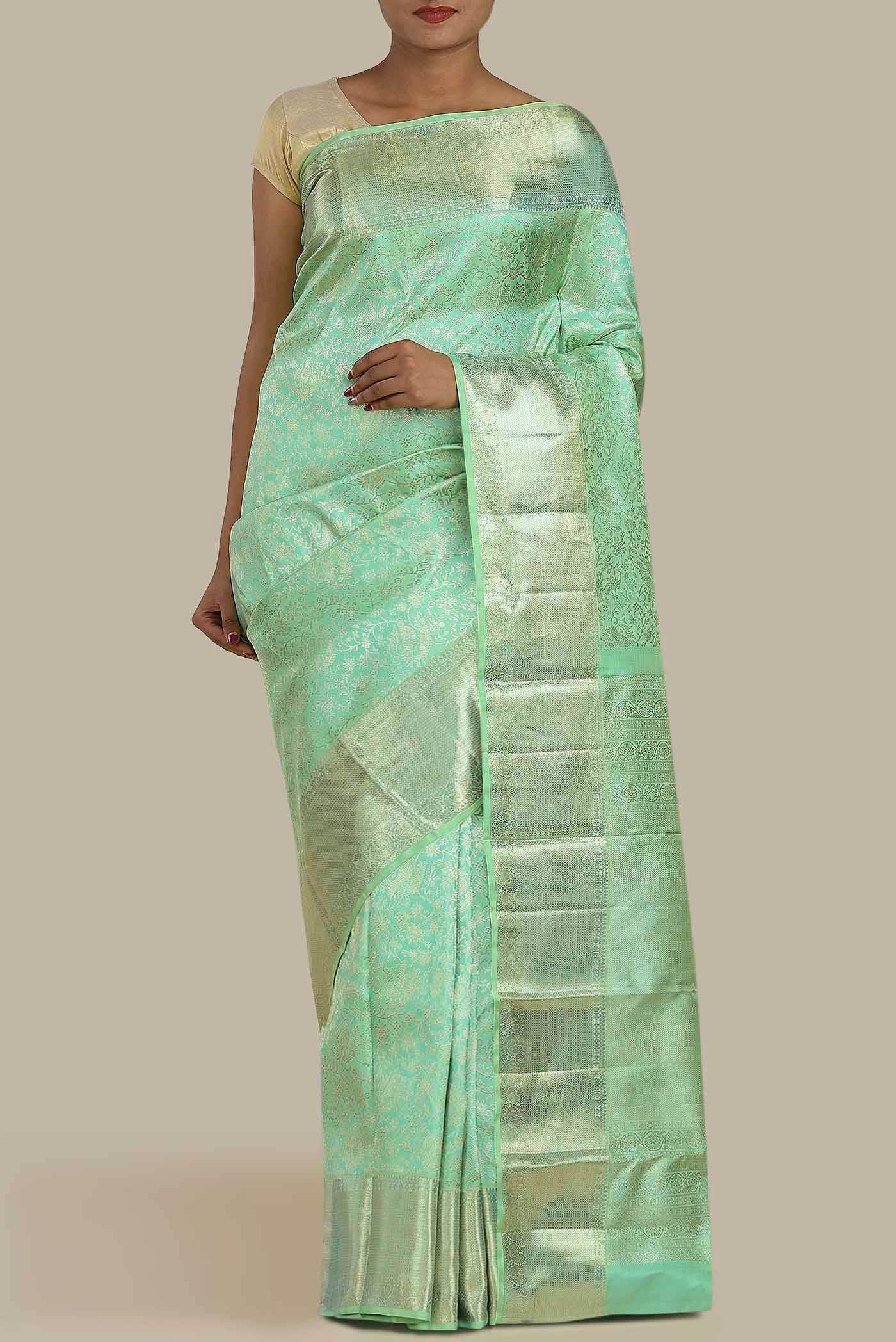 Green Kanchipuram Silk Saree