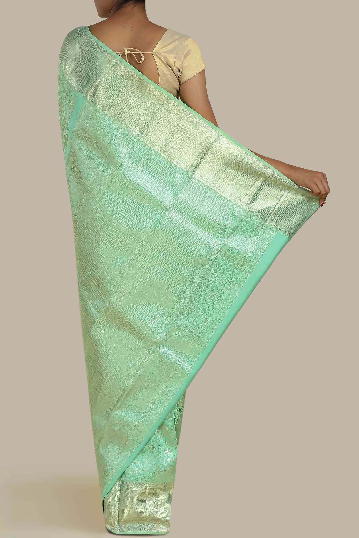 Green Kanchipuram Silk Saree