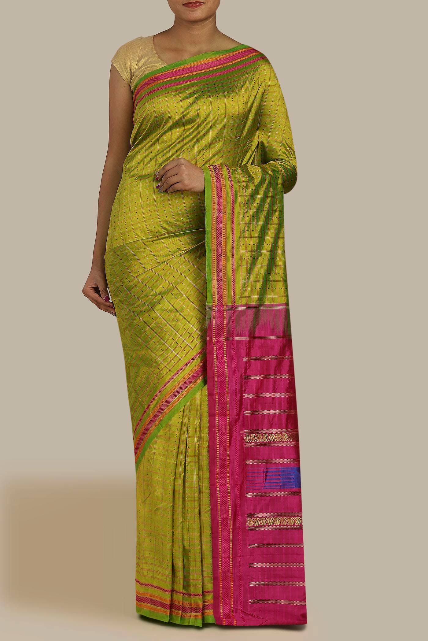 Green Kanchipuram Silk Saree